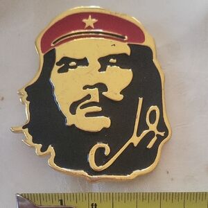 Stanley Gold and Black Che Guevara Pin